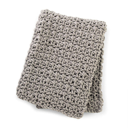 Bernat Plush Big Mesh Crochet Blanket Crochet Blanket made in Bernat Plush Big yarn
