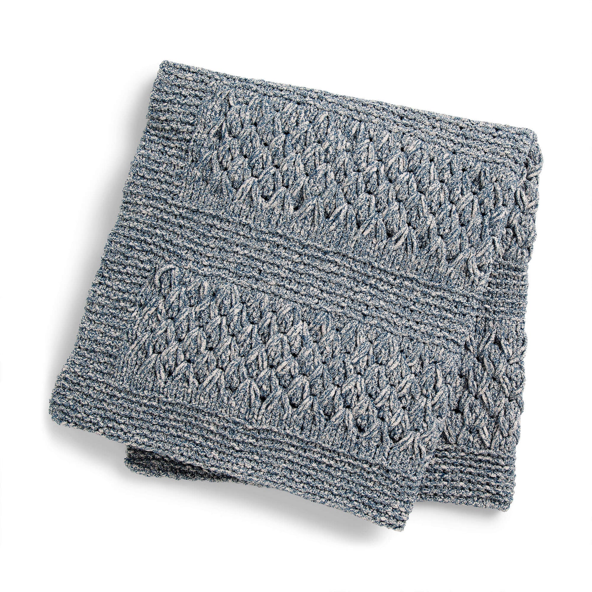 Free Bernat Knit Tufted Texture Blanket Pattern