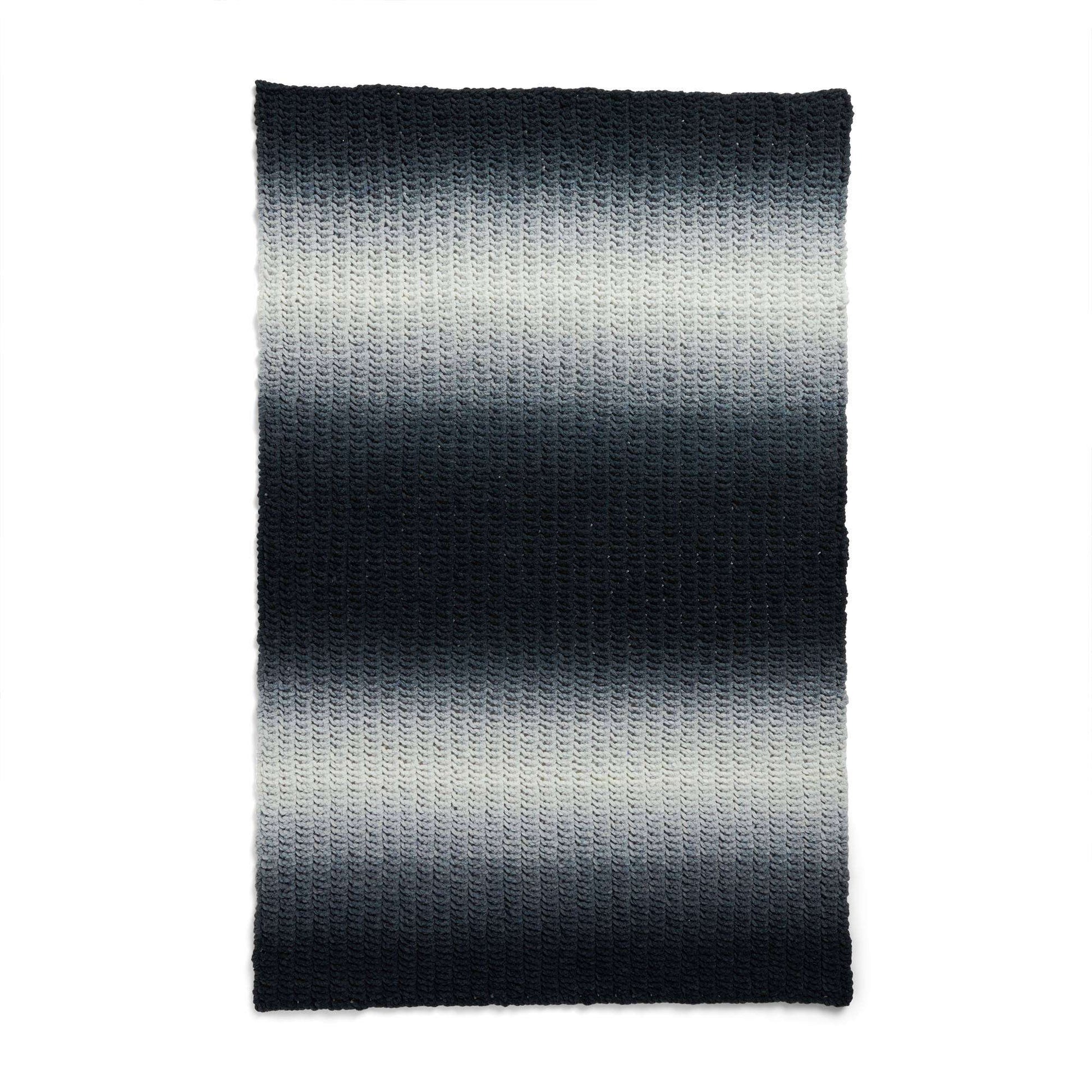 Free Bernat Blink Of An Eyelet Knit Blanket Pattern