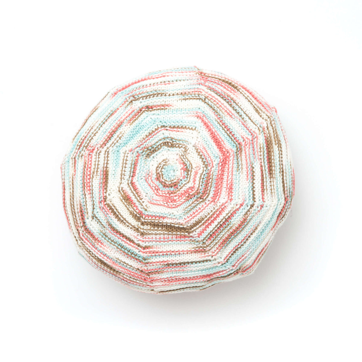 Knit Pillow made in Bernat Handicrafter Cotton yarn