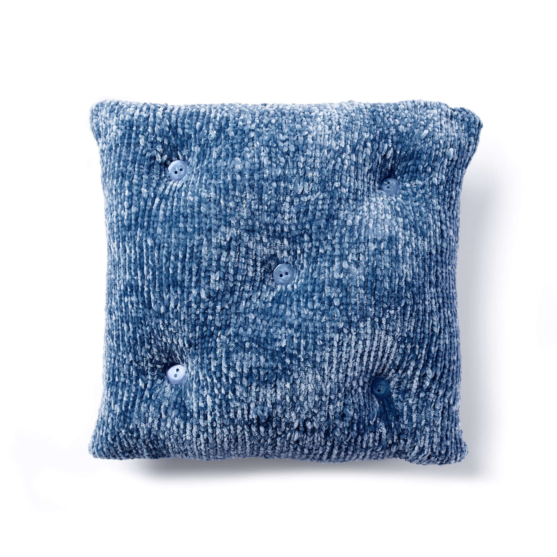 Free Bernat Tufted Knit Cushion Pattern