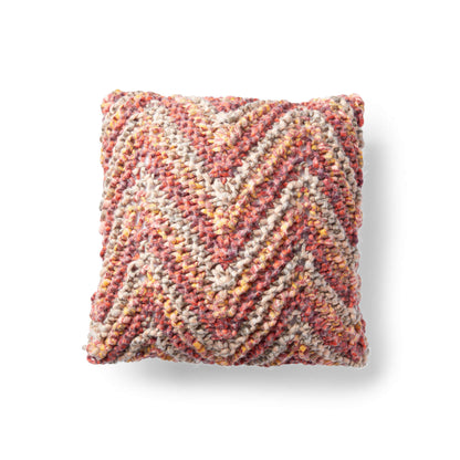 Bernat Zig and Zag Knit Pillow Single Size