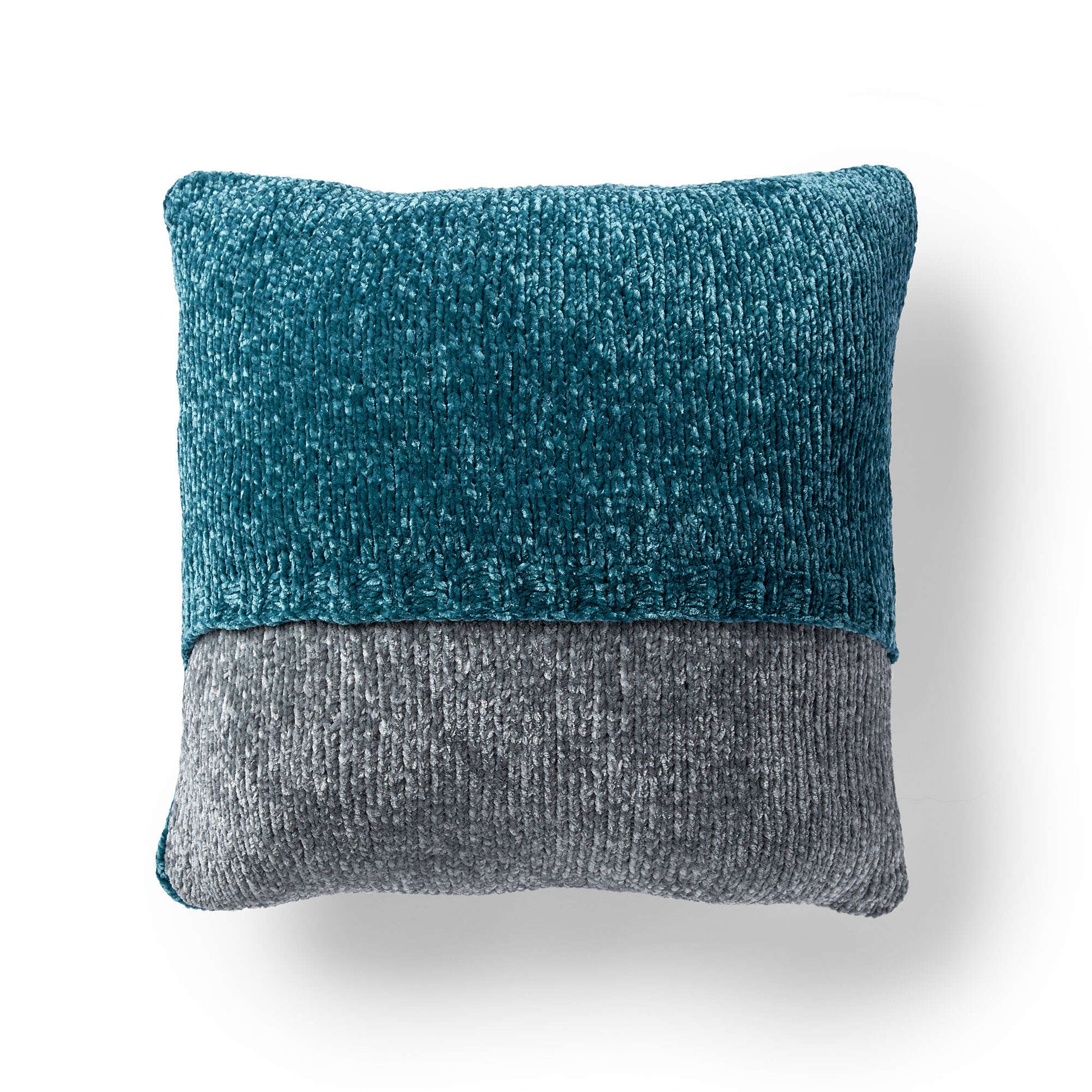 Free Bernat Any Angle Pillow Knit Pattern