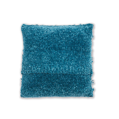 Bernat Velvet Chevron and Entrelac Knit Pillow Single Size