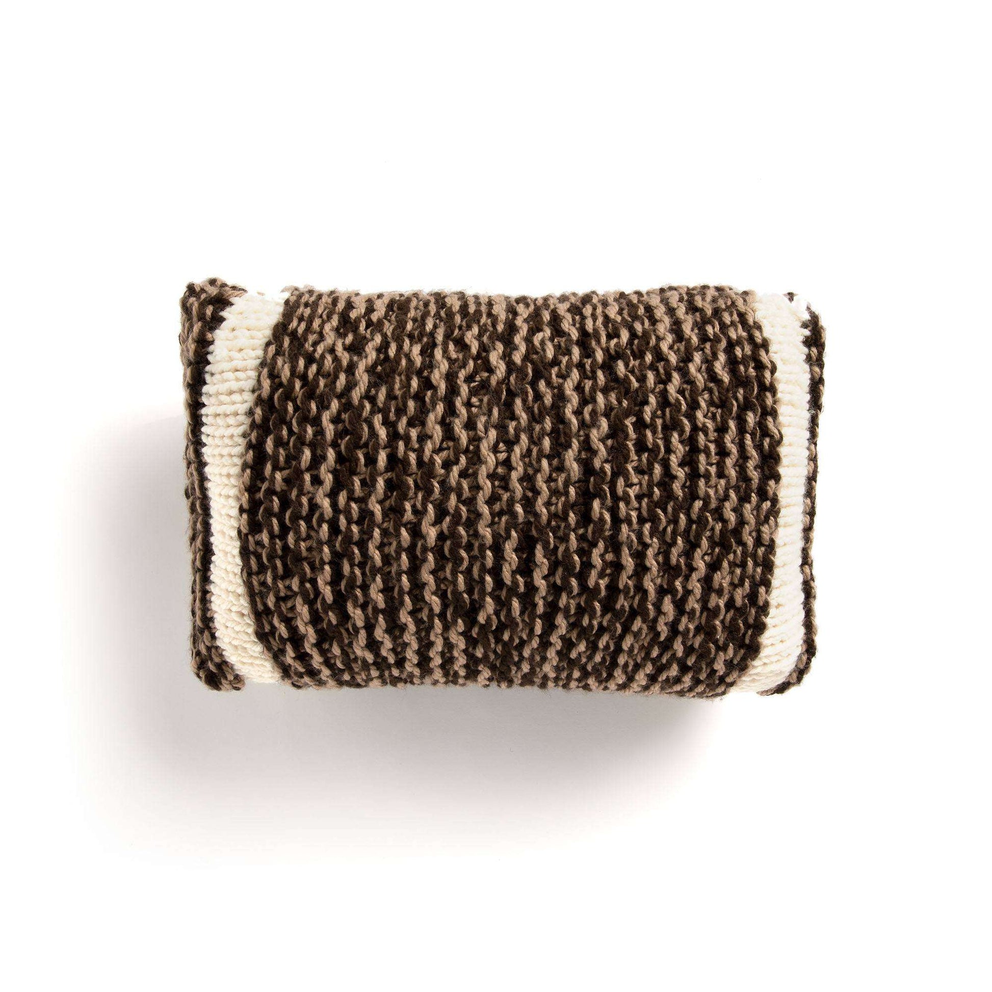 Bernat Touchdown Knit Pillow Single Size