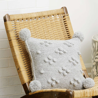 Stitch Club Bobble Knit Pillow + Tutorial Single Size