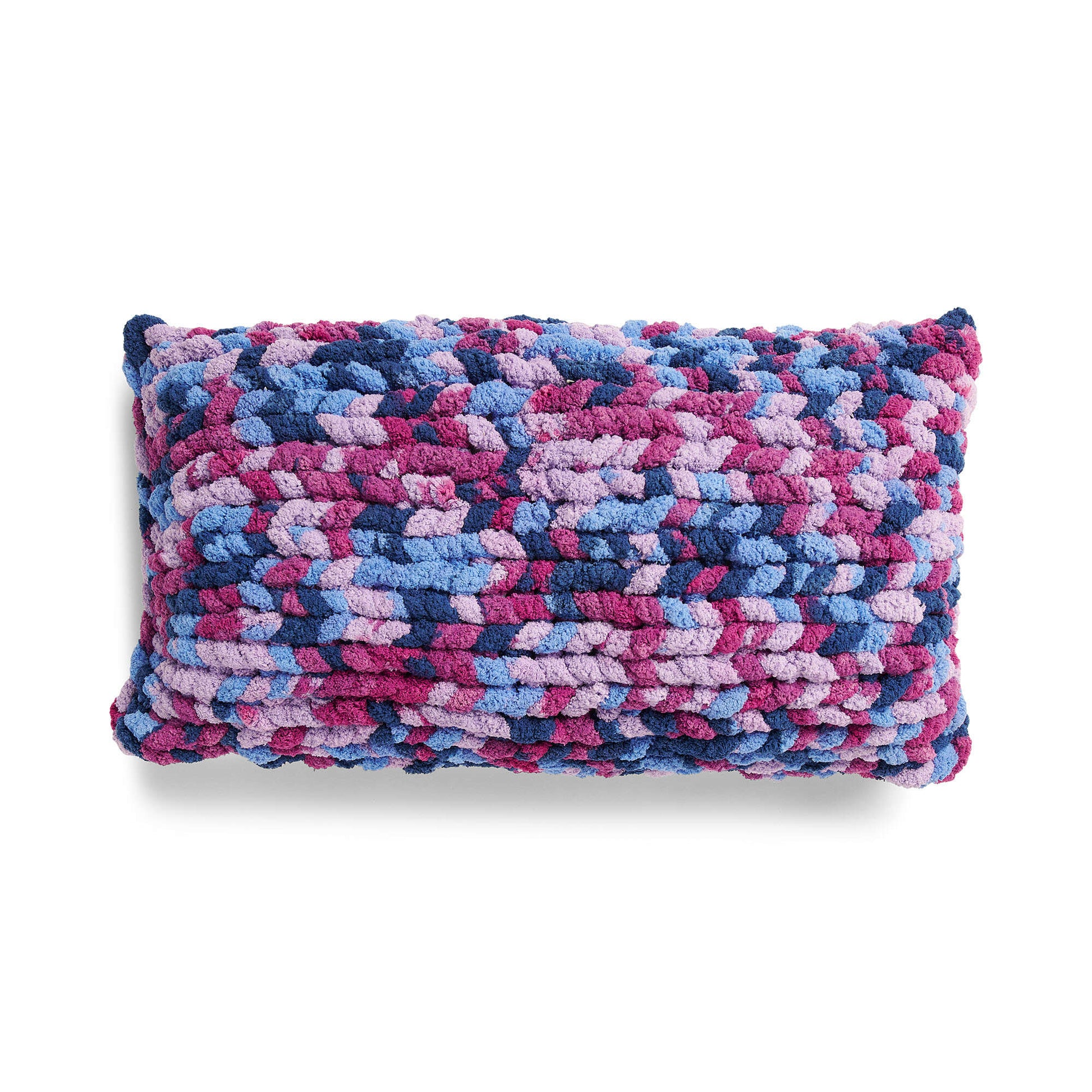 Free Bernat Table Knit Lumbar Pillow Cover Pattern
