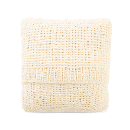 Bernat Woven Garter Slip Knit Pillow Single Size