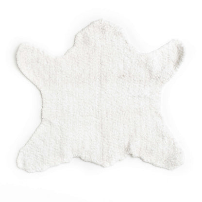 Bernat Knit Bear Skin Rug Knit Rug made in Bernat Pipsqueak yarn