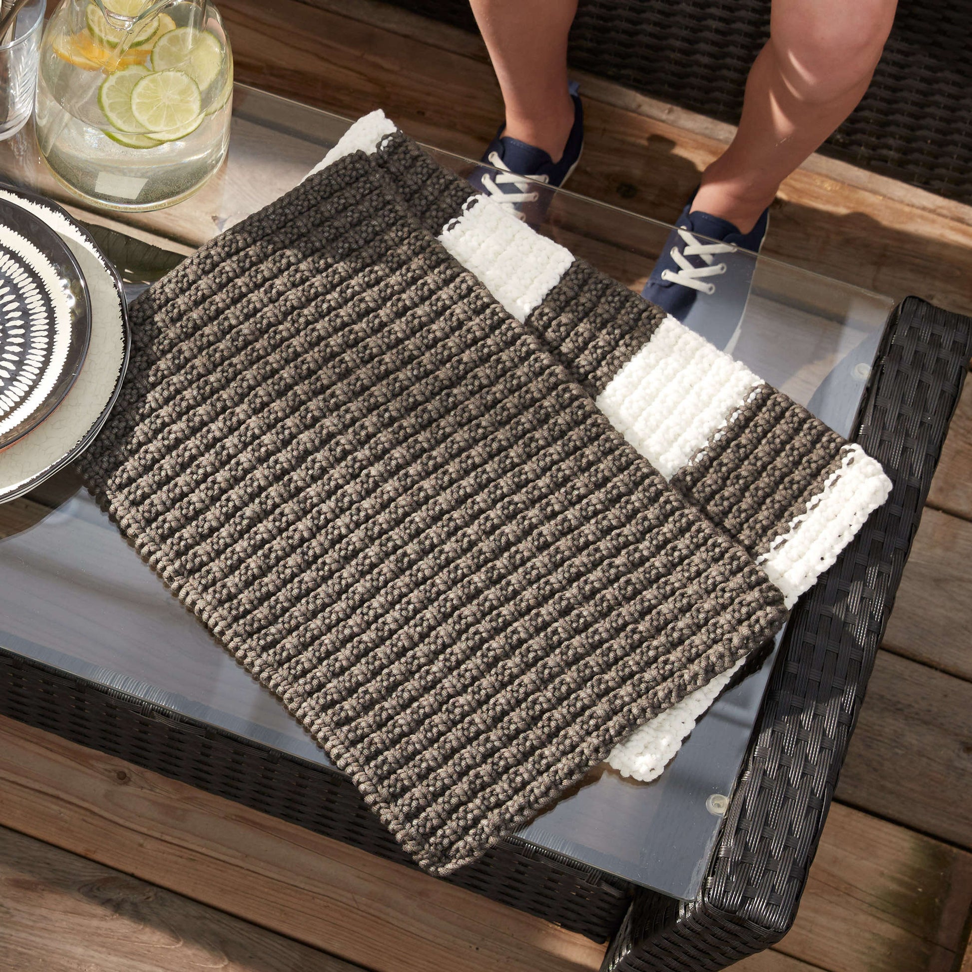 Bernat Knit Placemats Yarnspirations