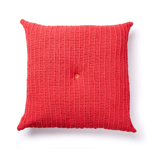 Knit Pet Bed made in Bernat Blanket Pet yarn