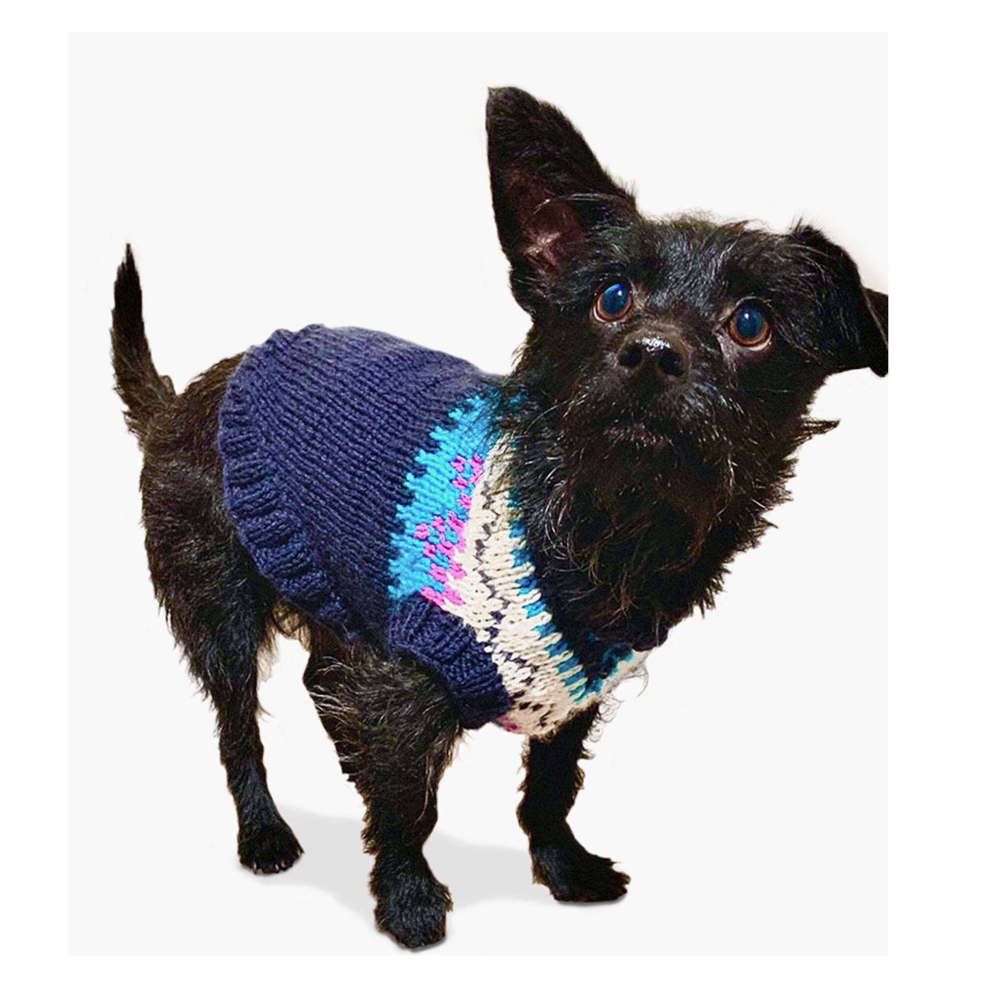 Free Bernat Family Knit Family Dog Sweater Pattern