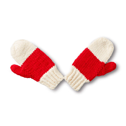 Bernat State Your Nation Knit Mittens 2 Color