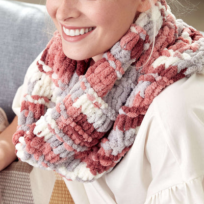 Bernat Craft Alize EZ Garter Ridge Cowl Craft Cowl made in Bernat Blanket-EZ yarn