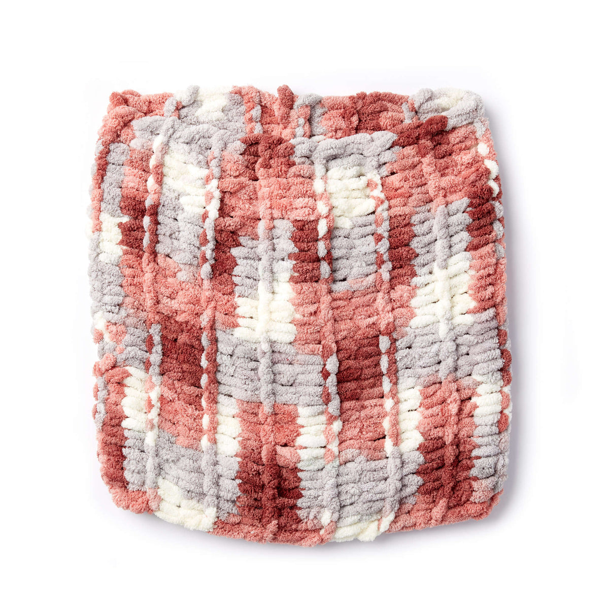 Craft Cowl made in Bernat Blanket-EZ yarn