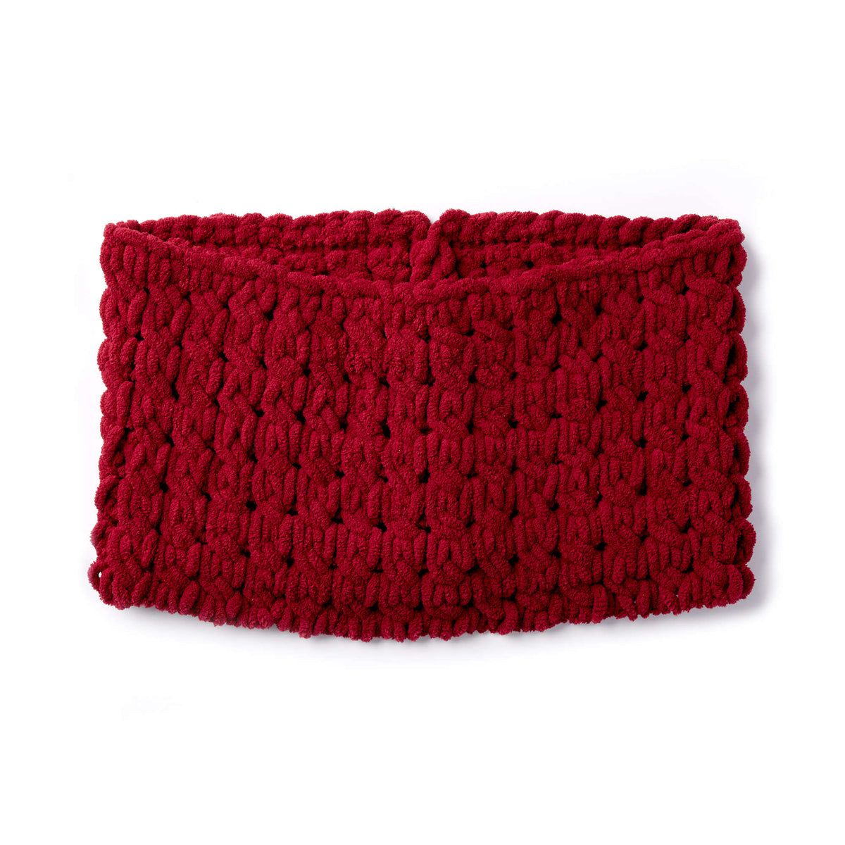 Craft Cowl made in Bernat Blanket-EZ yarn