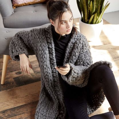 Bernat Craft Alize EZ Cozy Cardigan 4/5XL