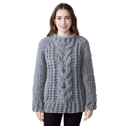Bernat Craft Alize EZ Cabled Pullover L/XL