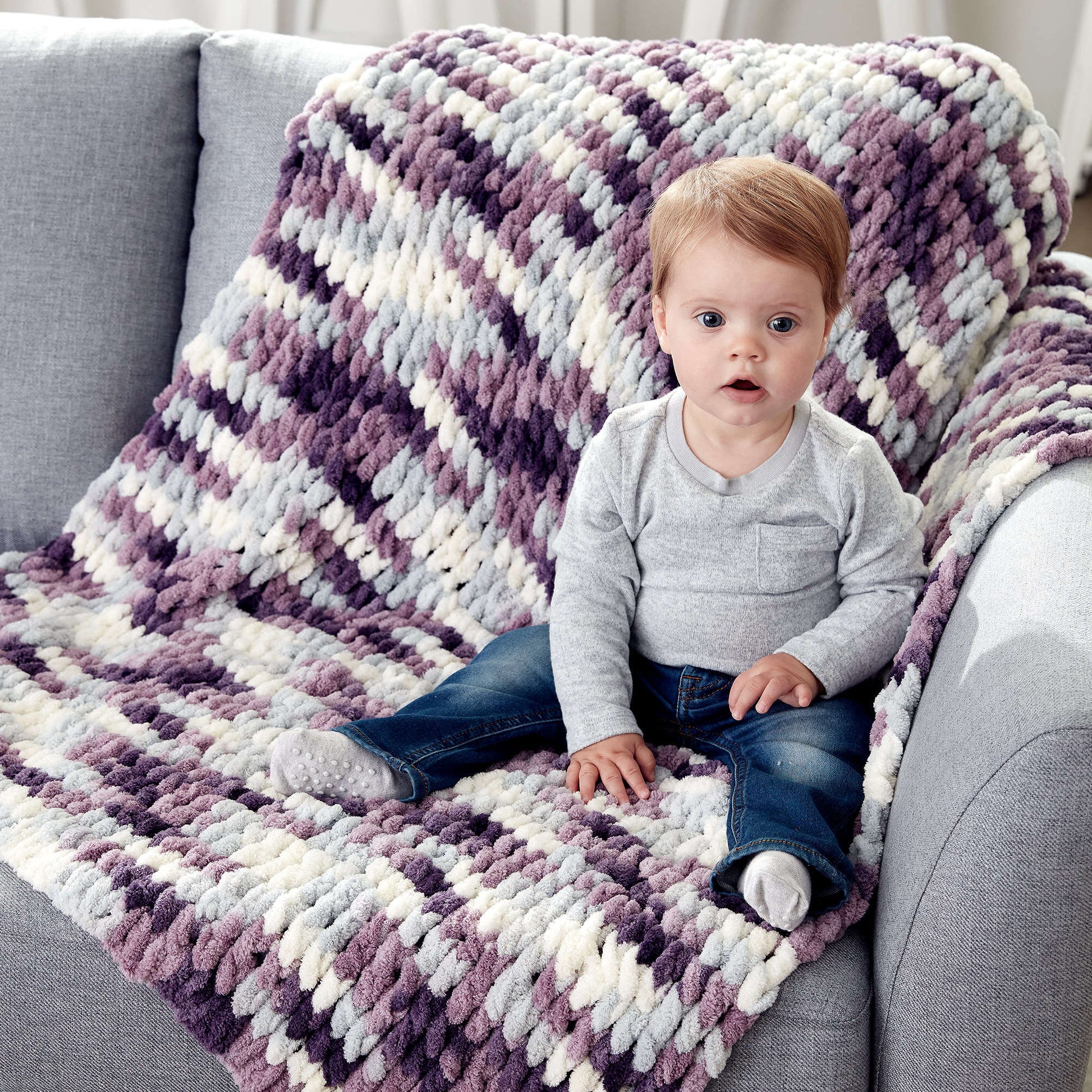 Bernat Alize EZ Baby Blanket Pattern