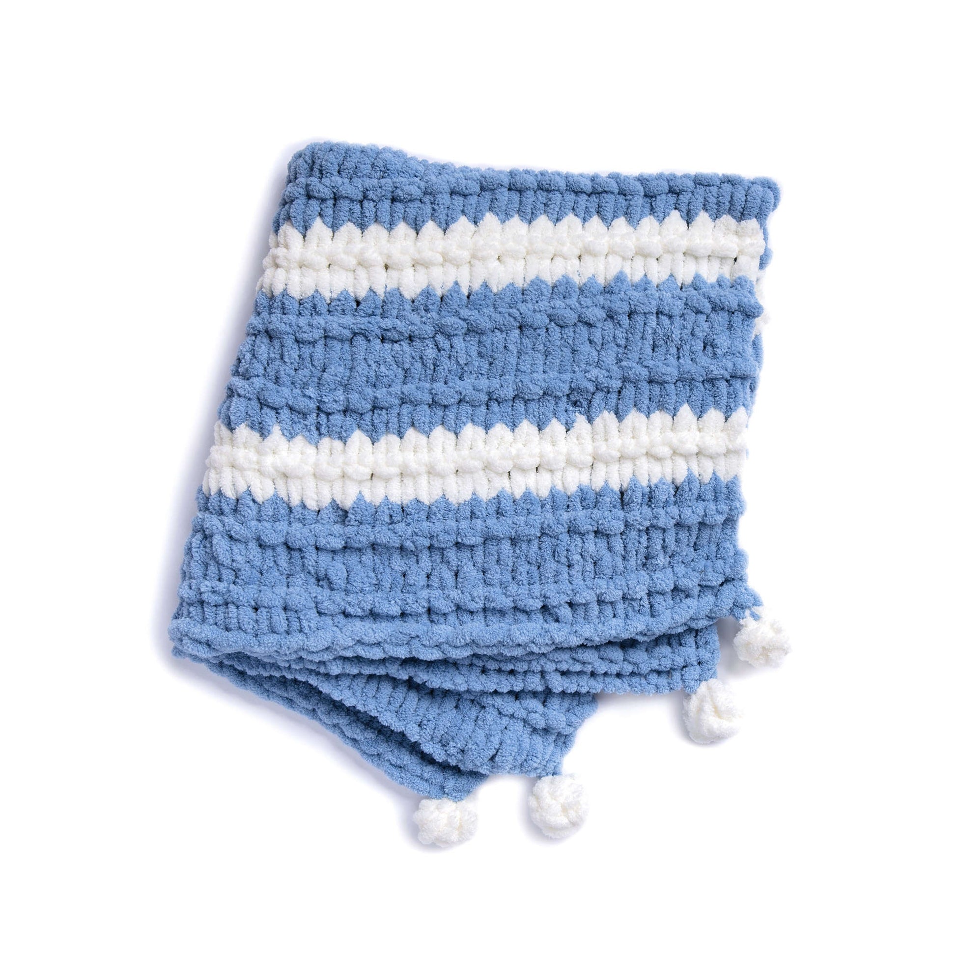 Free Bernat Craft Alize EZ Garter Stitch Baby Blanket Pattern