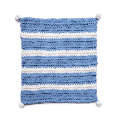 Bernat Craft Alize EZ Garter Stitch Baby Blanket Craft Blanket made in Bernat Blanket-EZ yarn