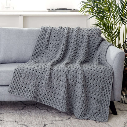 Bernat Craft Alize EZ Textures Blanket Craft Blanket made in Bernat Blanket-EZ yarn