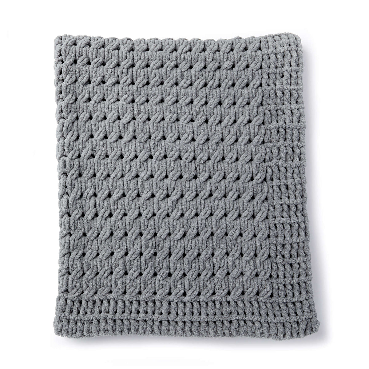 Craft Blanket made in Bernat Blanket-EZ yarn