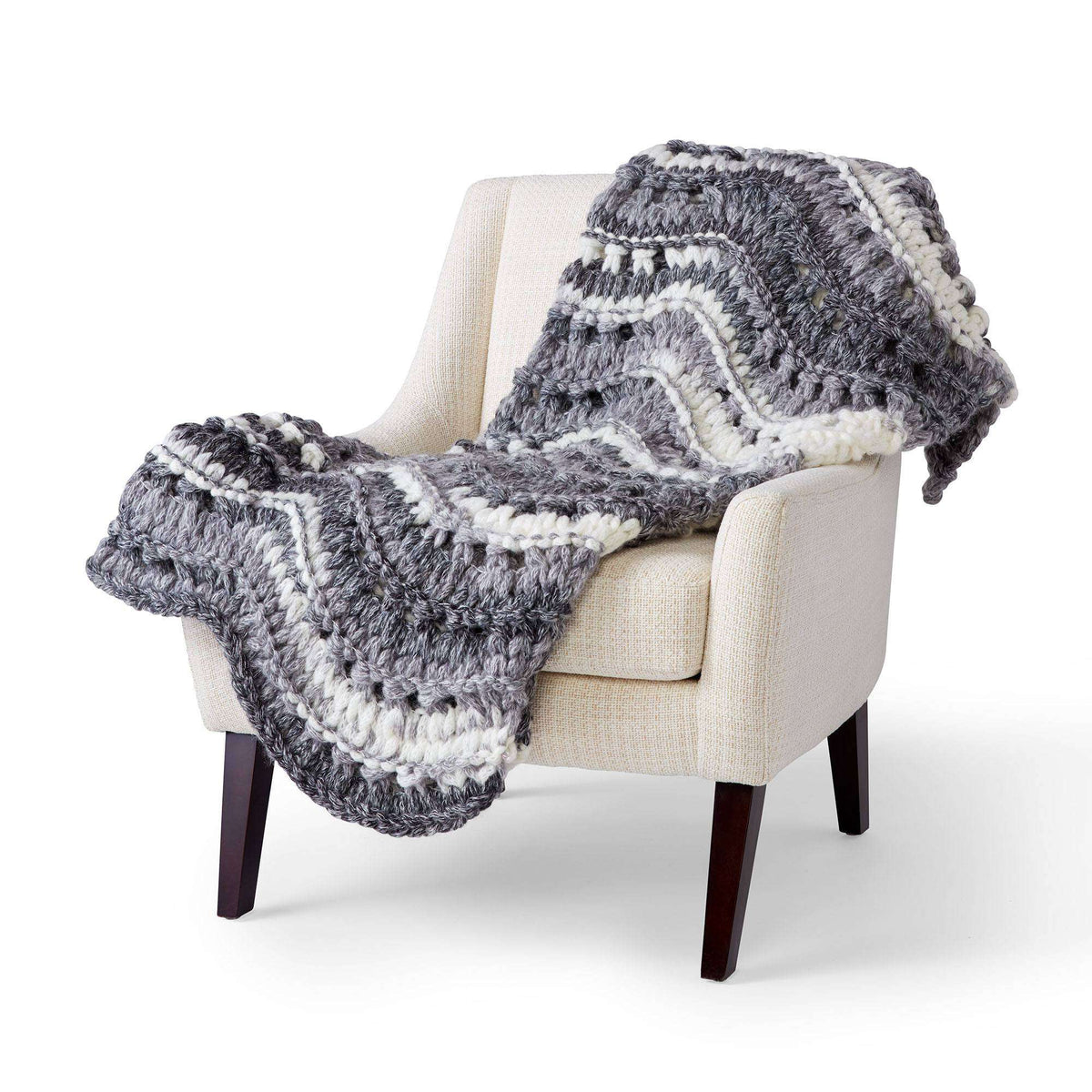 Craft Blanket made in Bernat Alize EZ Wool yarn