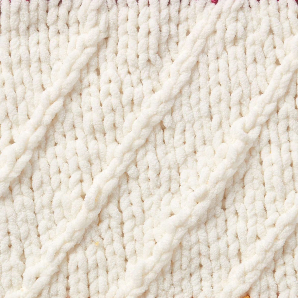 Craft Blanket made in Bernat Blanket yarn