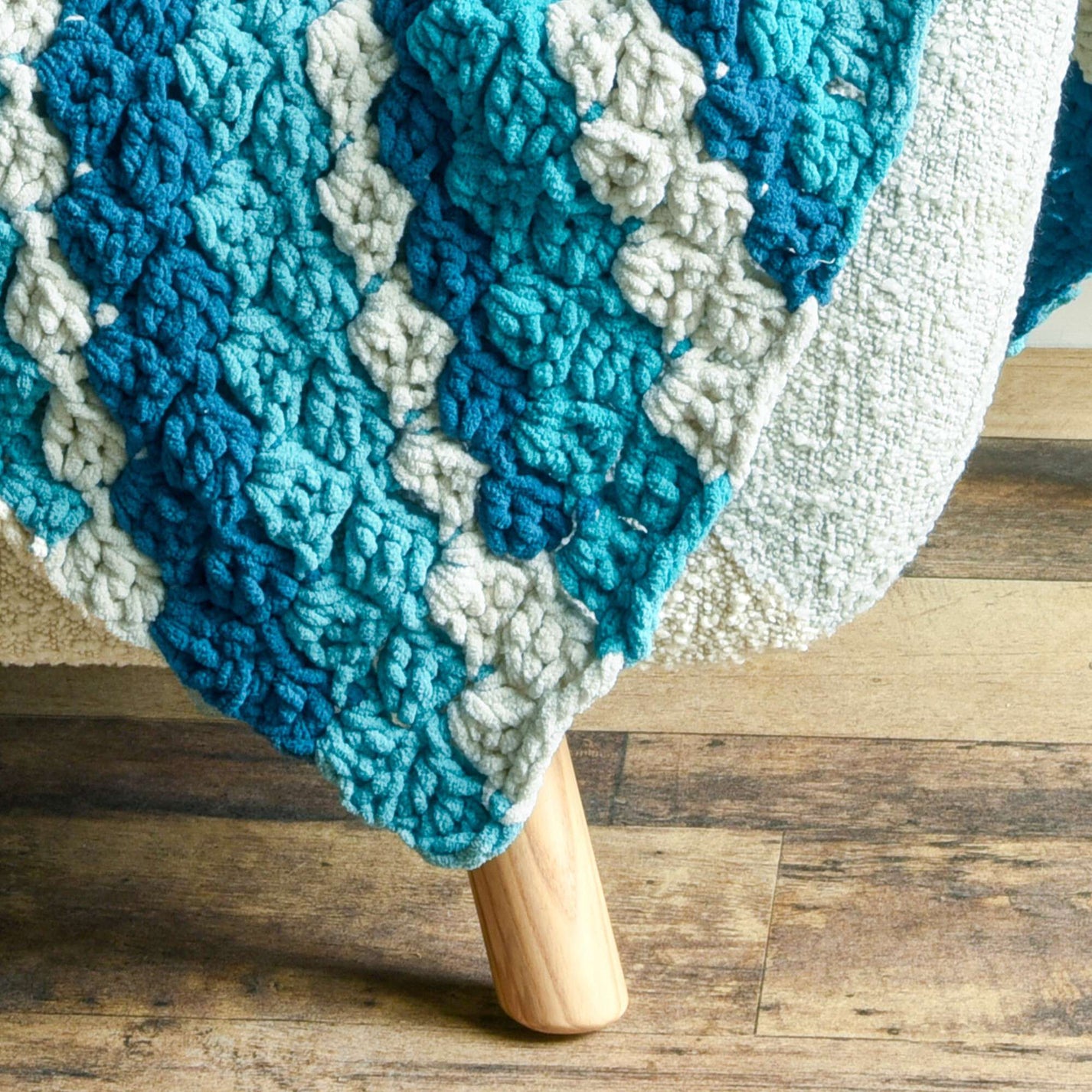 Bernat Striped C2C Crochet Blanket Yarnspirations