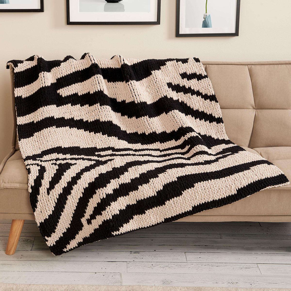 Craft Blanket made in Bernat Alize Blanket EZ Graph It yarn