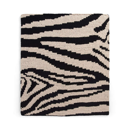 Bernat EZ Graph It Zebra Stripe Blanket Craft Craft Blanket made in Bernat Alize Blanket EZ Graph It yarn