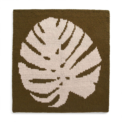 Bernat EZ Graph It Monstera Leaf Blanket Craft Craft Blanket made in Bernat Alize Blanket EZ Graph It yarn