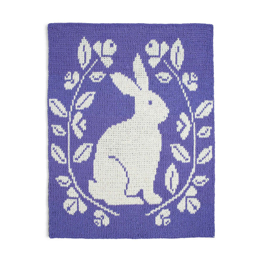 Craft Blanket made in Bernat Alize Blanket EZ Graph-it yarn