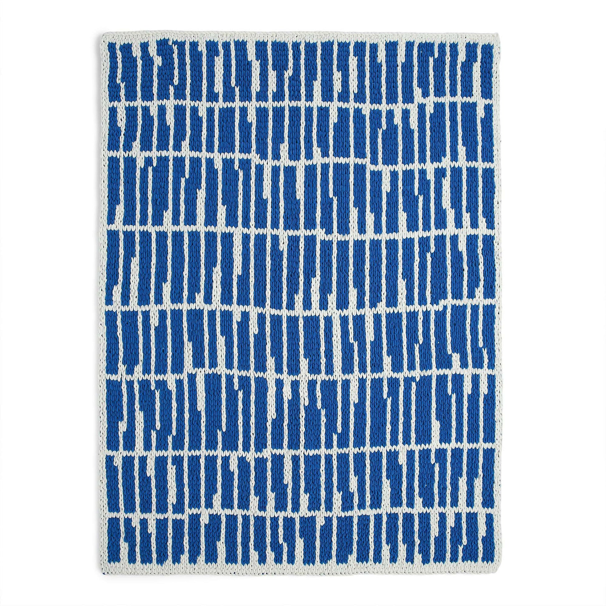 Bernat EZ Graph It Organic Stripes Blanket Yarnspirations