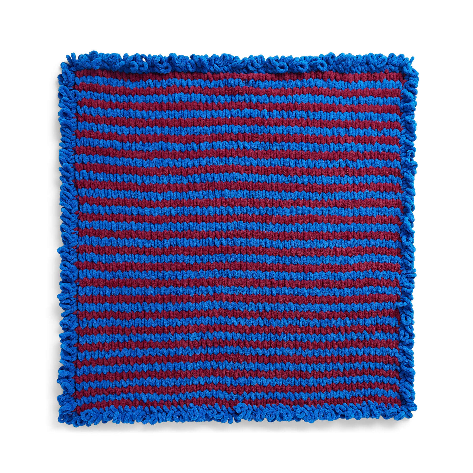 Bernat EZ Stripes & Loopy Edge Blanket Yarnspirations