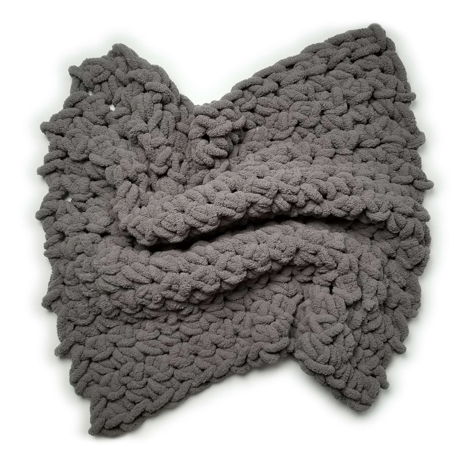 Free Chunky Yarn Crochet Blanket Pattern// Midnight Hour Blanket
