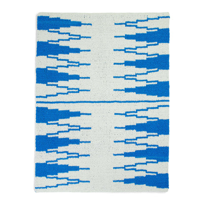 Bernat EZ Graph It Backgammon Blanket Craft Craft Blanket made in Bernat Alize Blanket EZ Graph-it yarn