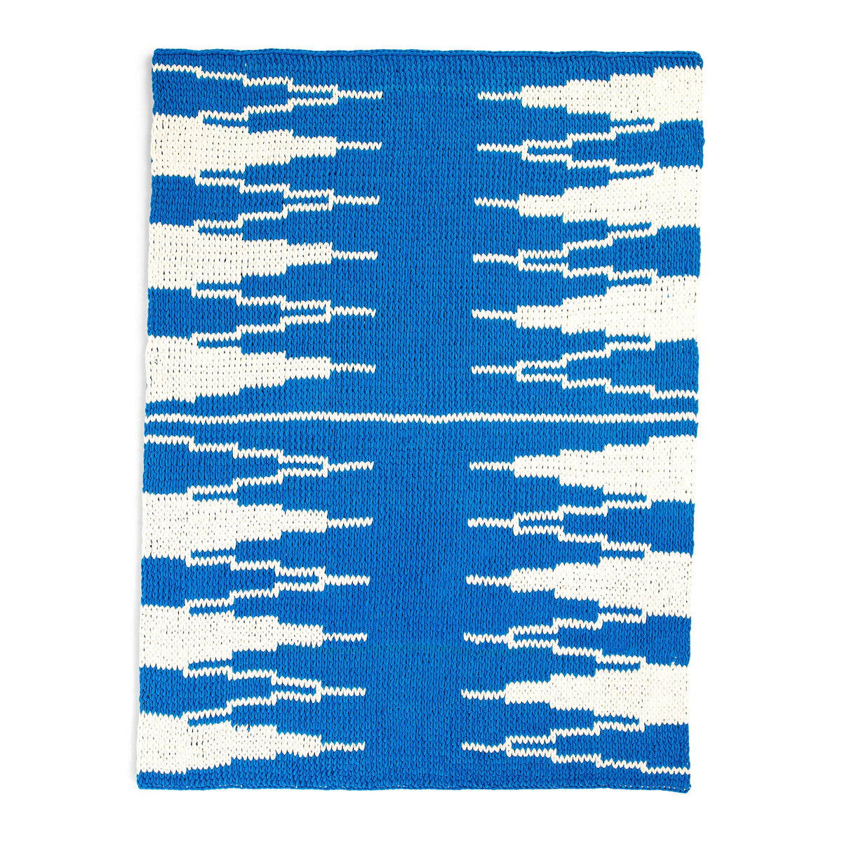 Craft Blanket made in Bernat Alize Blanket EZ Graph-it yarn