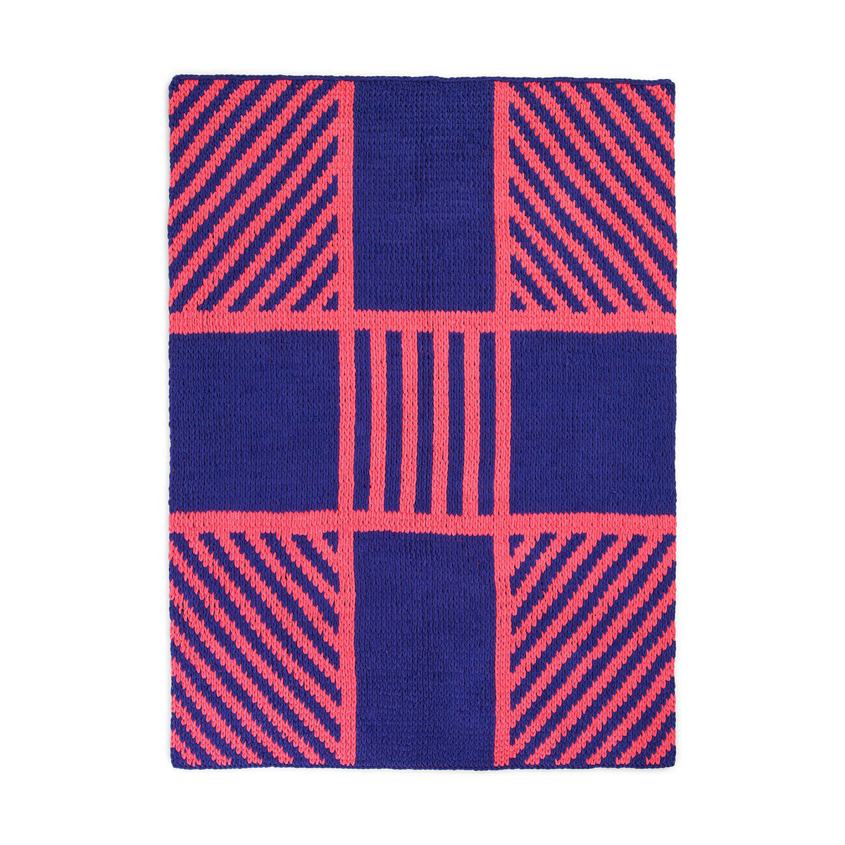 Craft Blanket made in Bernat Alize Blanket EZ Graph-it yarn