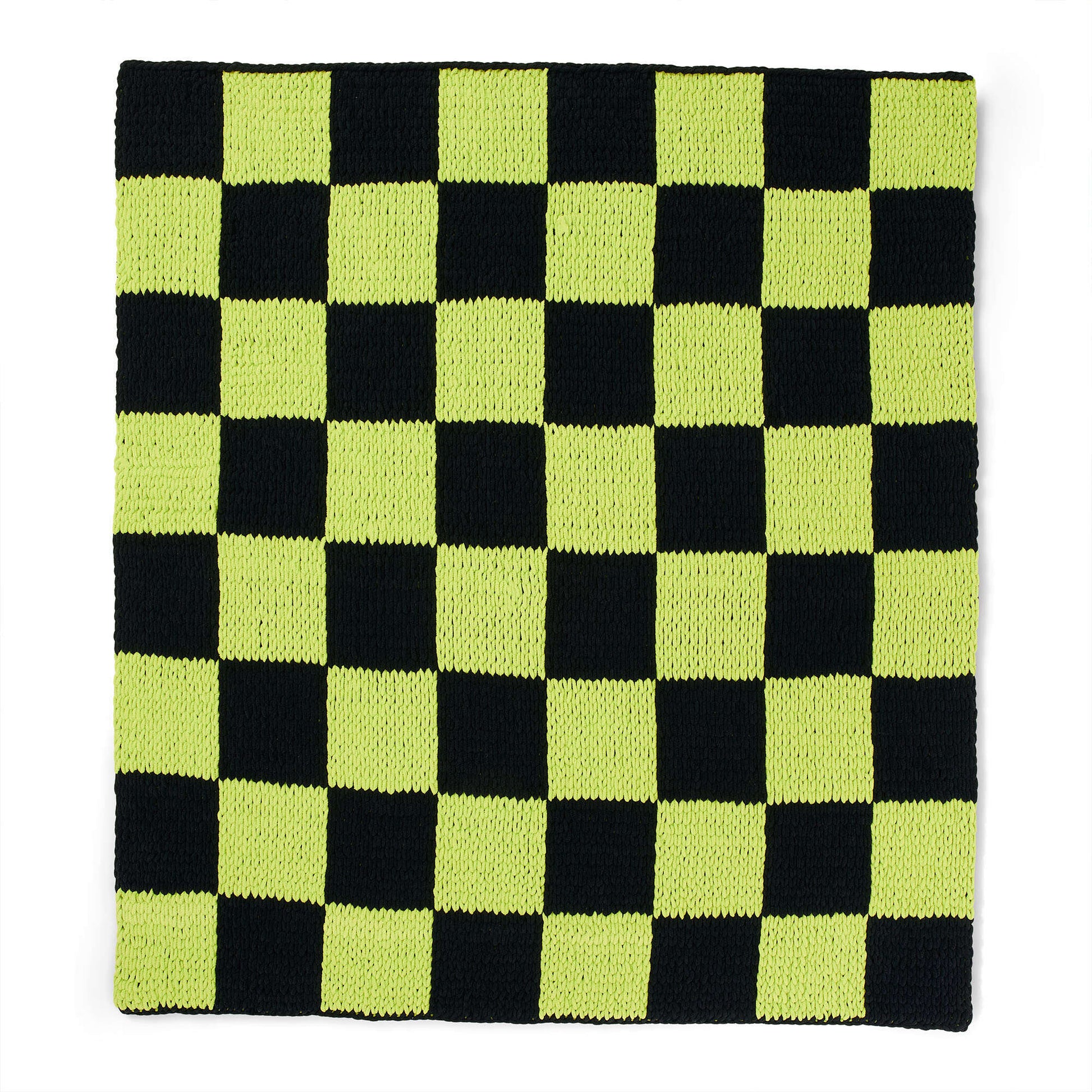 Free Bernat EZ Graph It Checkers Blanket Craft Pattern