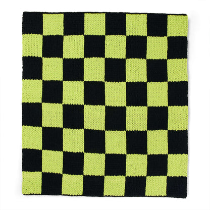 Bernat EZ Graph It Checkers Blanket Craft Craft Blanket made in Bernat Alize Blanket EZ Graph-it yarn
