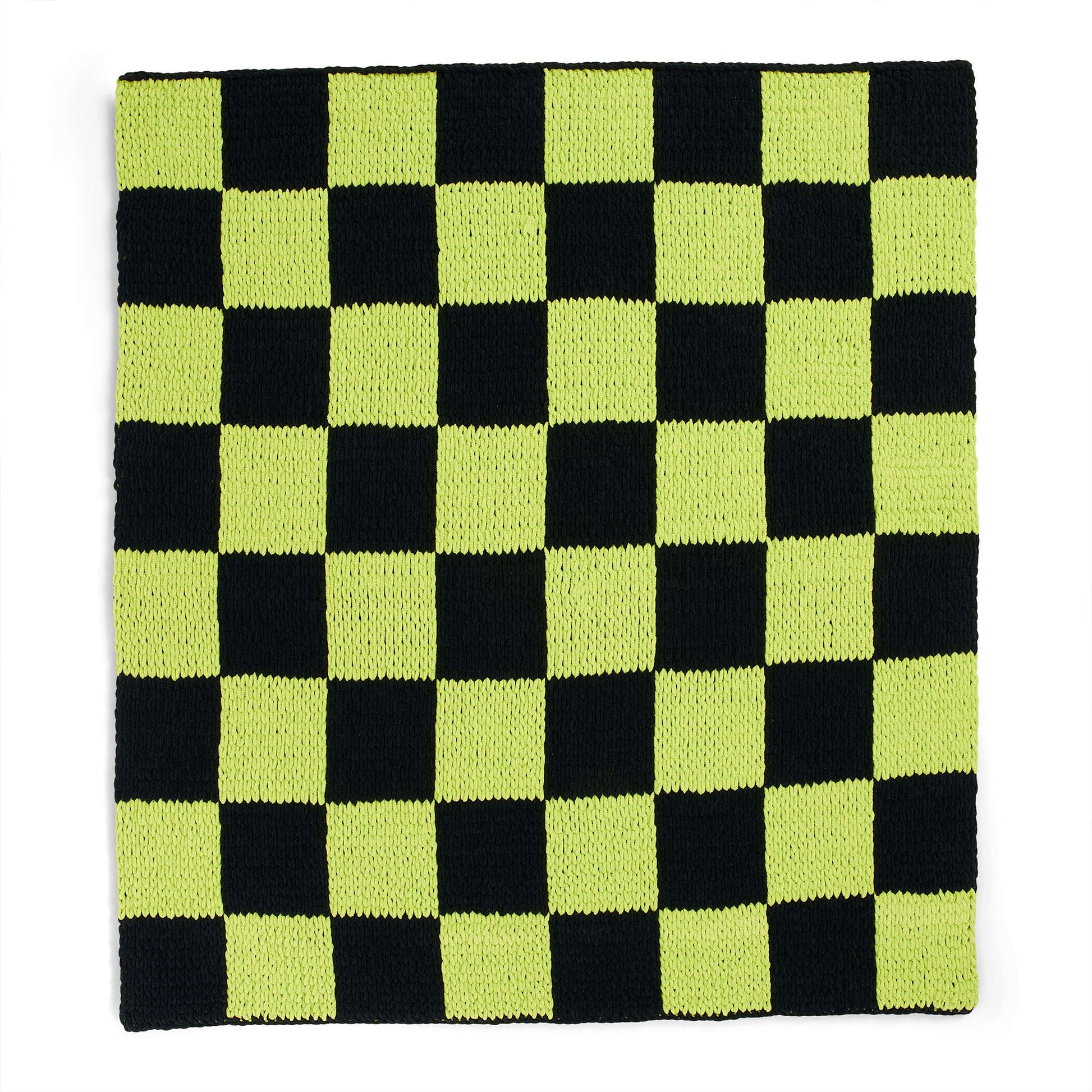 Free Bernat Craft EZ Graph It Checkers Blanket Pattern