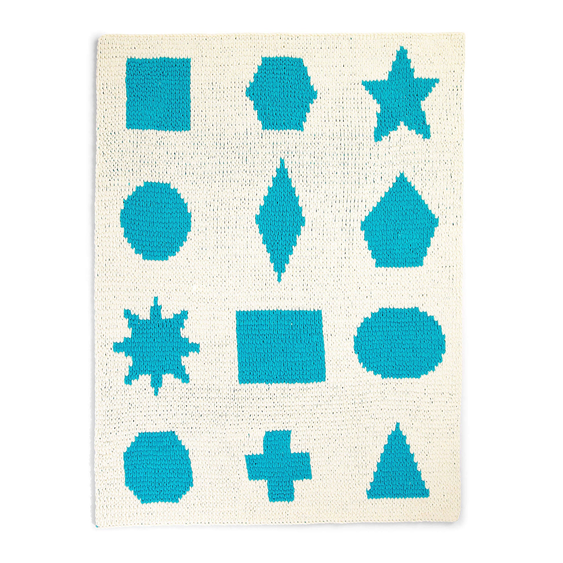 Bernat EZ Graph It Shape Twister Blanket Yarnspirations