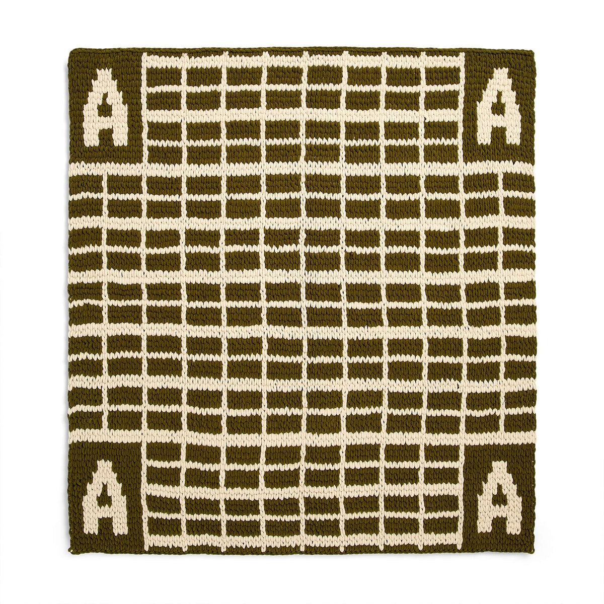 Craft Blanket made in Bernat Alize Blanket EZ Graph-it yarn