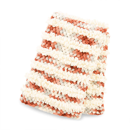 Bernat Craft EZ Xs & Os Blanket Craft Blanket made in Bernat Blanket EZ Graph-it yarn