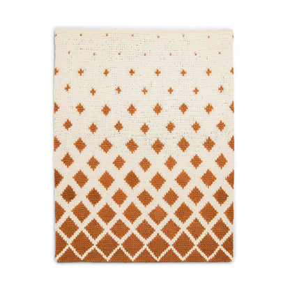 Bernat EZ Graph-IT Waves of Squares Blanket Craft Craft Blanket made in Bernat Blanket EZ Graph-it yarn