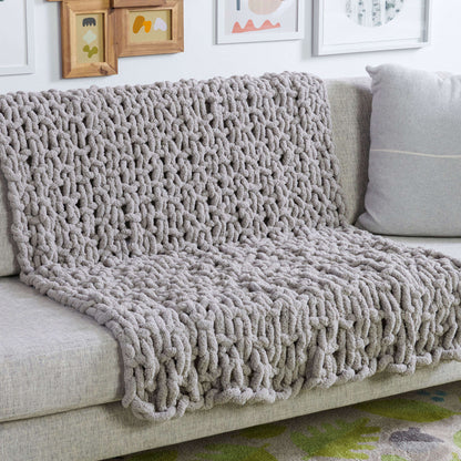 Bernat Big Table Knit Blanket Craft Blanket made in Bernat Blanket Big yarn