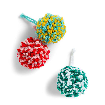 Bernat Craft Pompom Tree Ornaments Version 2