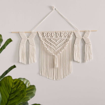 Bernat Craft X Marks the Spot Macrame Wall Hanging Single Size